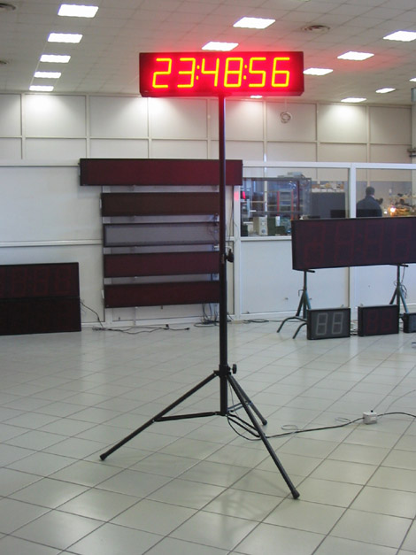 led stopwatch display